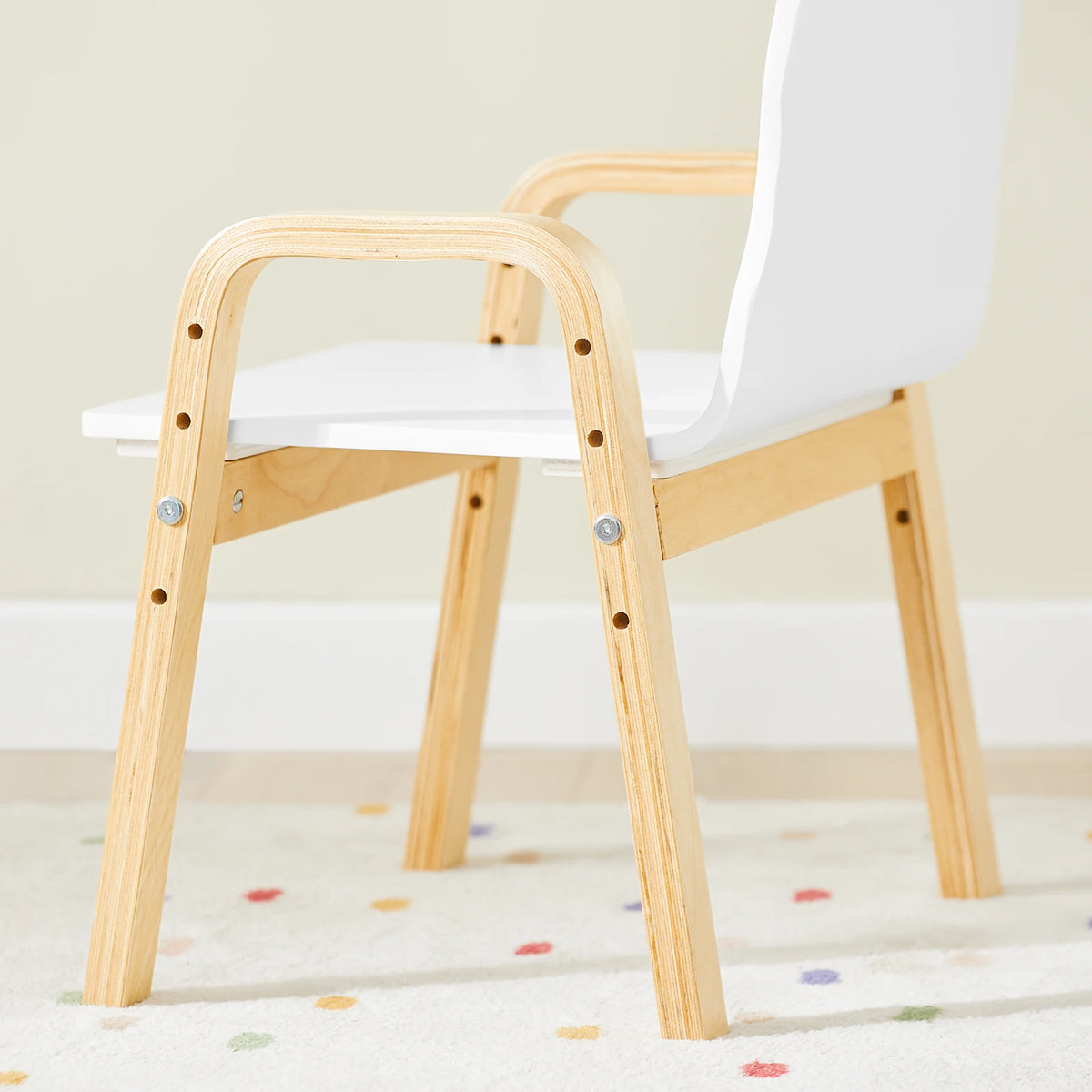 2er-Set höhenverstellbare Kinderstühle mit Armlehnen Lilla Kids