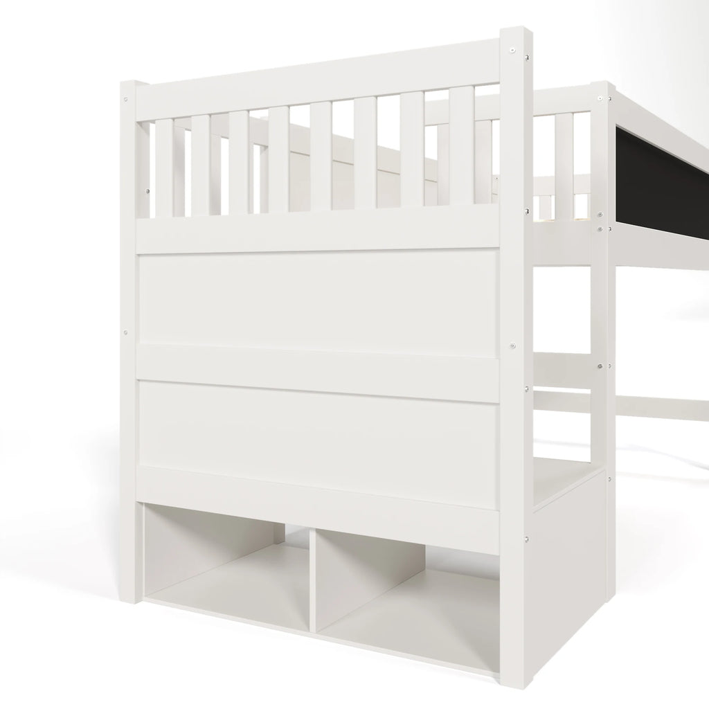 Etagenbett mit integrierter Maltafel 90x200 Lilla Kids