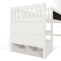 Etagenbett mit integrierter Maltafel 90x200 Lilla Kids