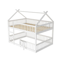 Familien-Hochbett mit Stauraumtreppe Lilla Kids