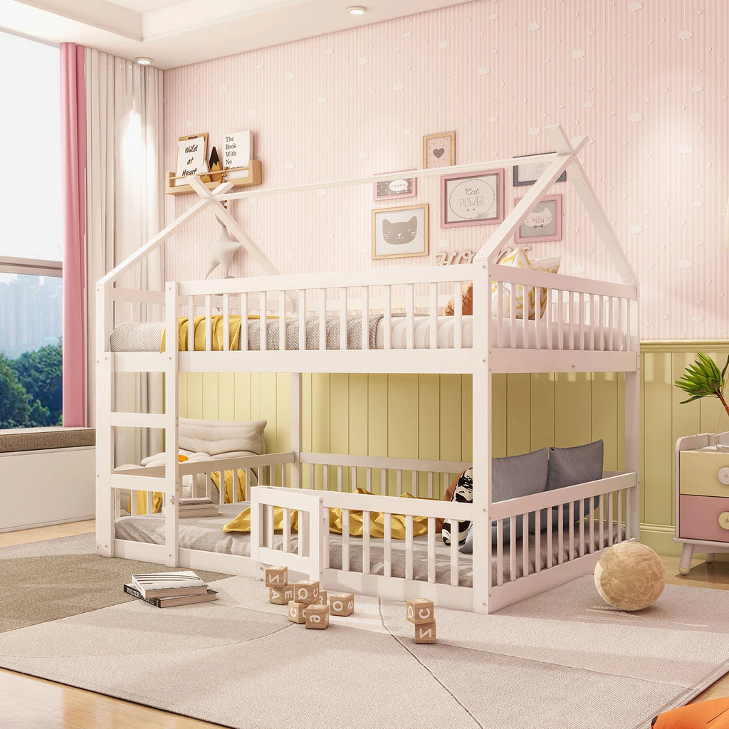 Familien-Hochbett mit Stauraumtreppe Lilla Kids