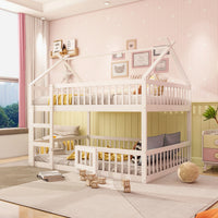 Familien-Hochbett mit Stauraumtreppe Lilla Kids