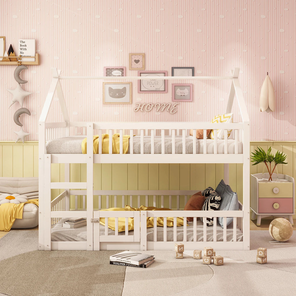 Familien-Hochbett mit Stauraumtreppe Lilla Kids
