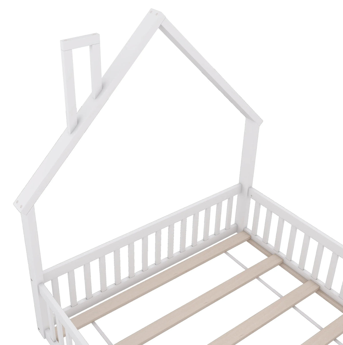 Gepolstertes Kinderbett in Kaminform 140x200 Lilla Kids
