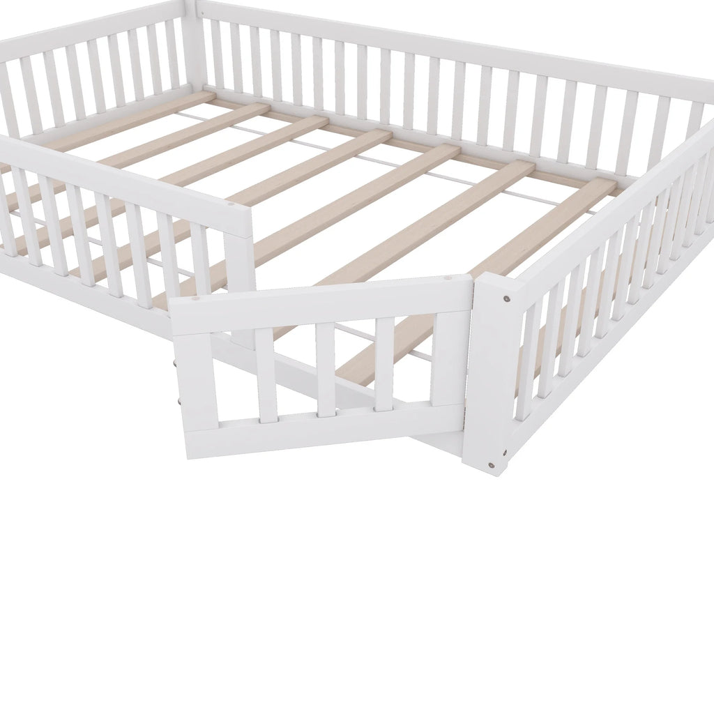 Gepolstertes Kinderbett in Kaminform 140x200 Lilla Kids