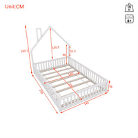 Gepolstertes Kinderbett in Kaminform 140x200 Lilla Kids