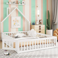 Gepolstertes Kinderbett in Kaminform 140x200 Lilla Kids