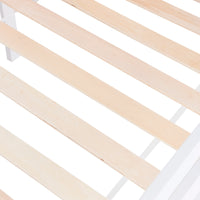 Hausbett-Hochbett mit Leiter und Schublade 90x200 Lilla Kids