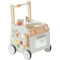 Höhenverstellbarer Lauflernwagen aus Holz Lilla Kids