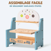 Kinder-Werkbank aus Holz mit Werkzeug Lilla Kids