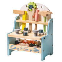 Kinder-Werkbank aus Holz mit Werkzeug Lilla Kids