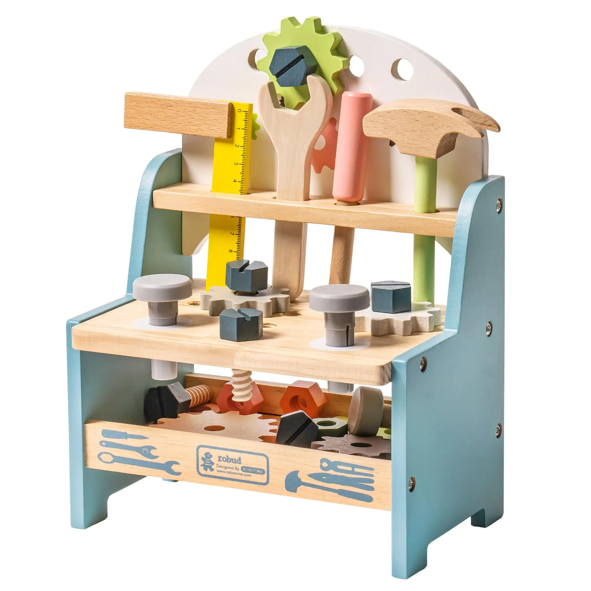 Kinder-Werkbank aus Holz mit Werkzeug Lilla Kids