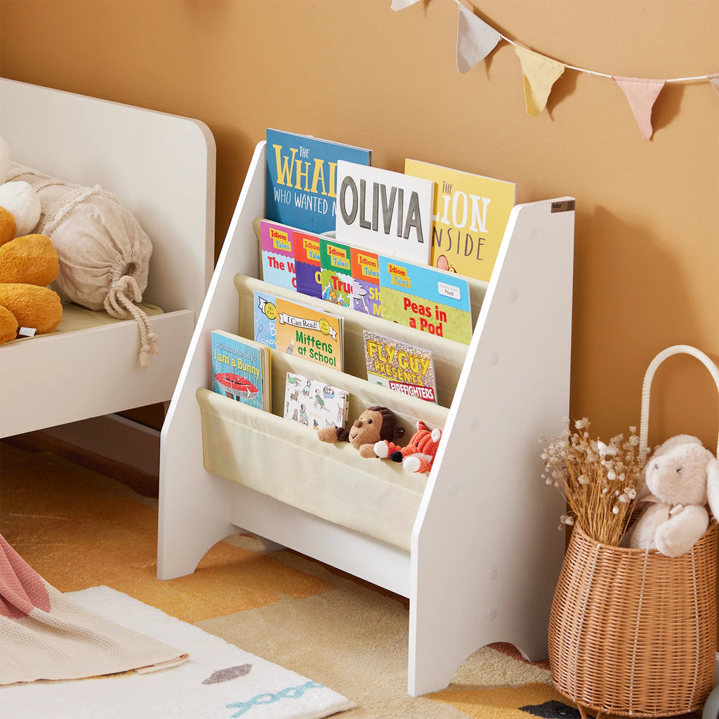 Kinder-Zeitschriftenregal mit 4 Fächern Lilla Kids
