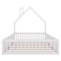 Kinderbett in Kaminform mit Rausfallschutz 140x190 Lilla Kids