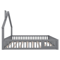 Kinderbett in Kaminform mit Rausfallschutz 140x190 Lilla Kids