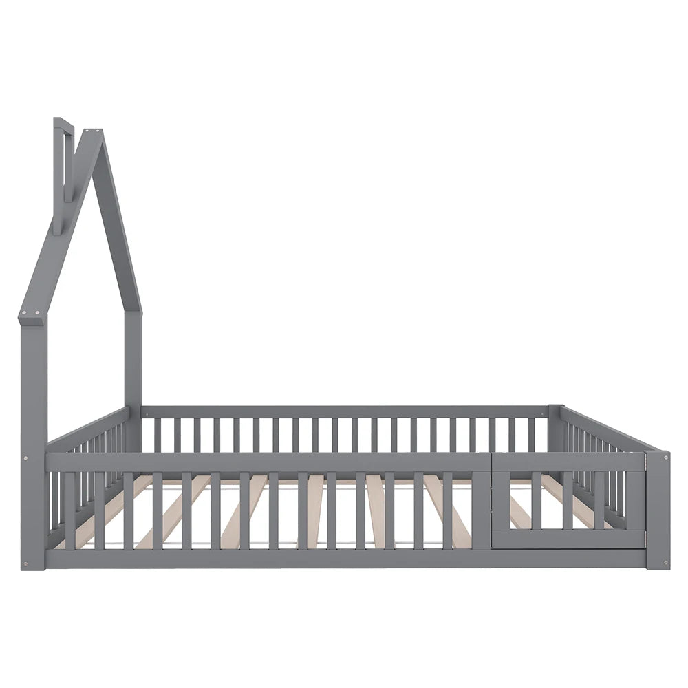 Kinderbett in Kaminform mit Rausfallschutz 140x190 Lilla Kids