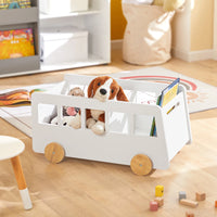 Kinderbücherregal aus Holz in Elfenbein, 68 x 33 cm Lilla Kids