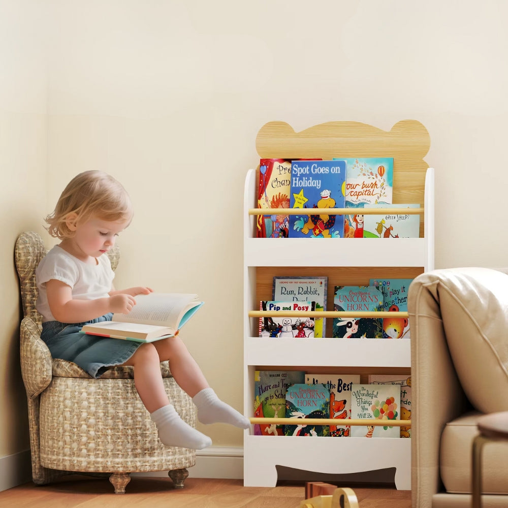 Kinderbücherregal im Bären-Design – 110 cm Lilla Kids