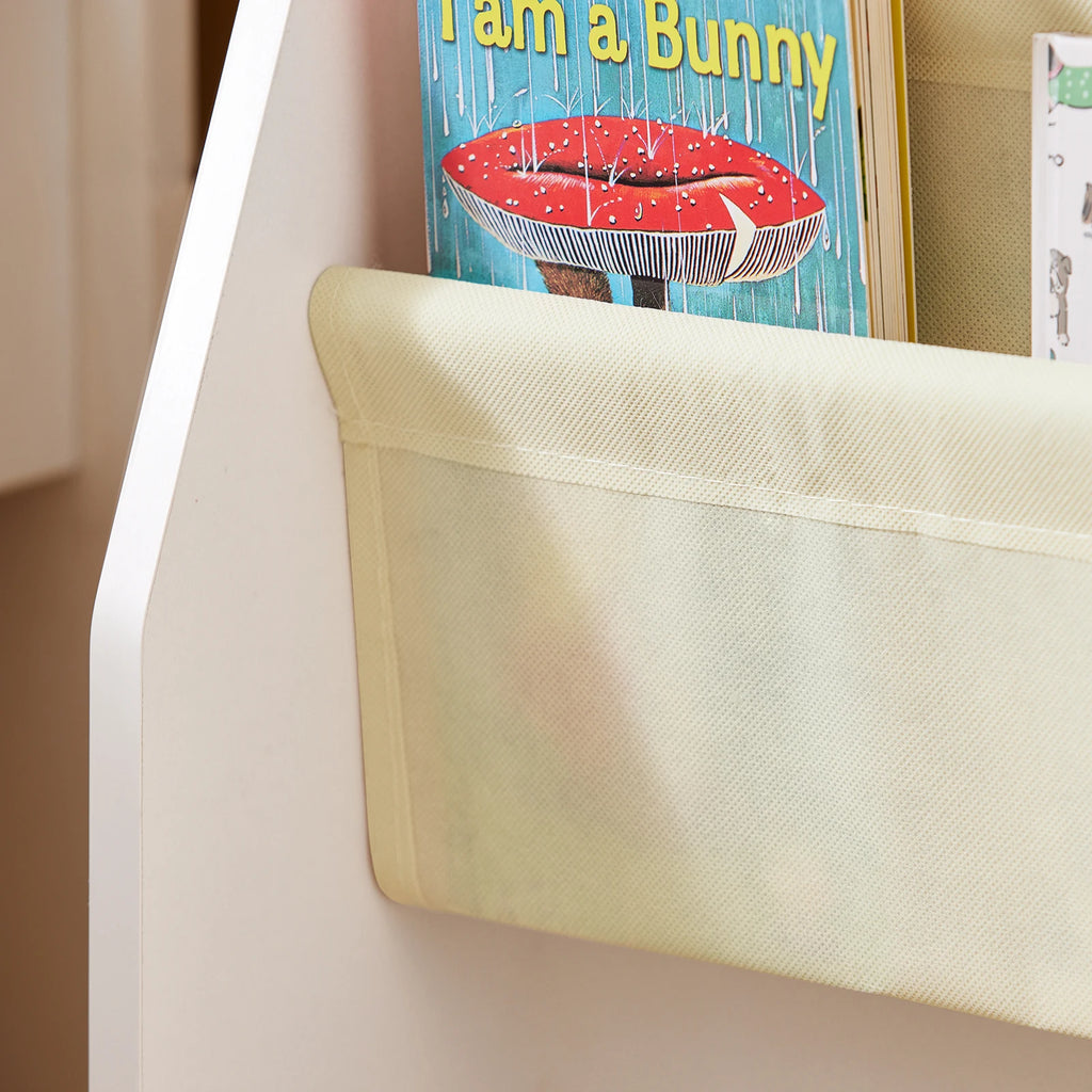 Kinderbücherregal in Fächerform mit 4 Ebenen Lilla Kids