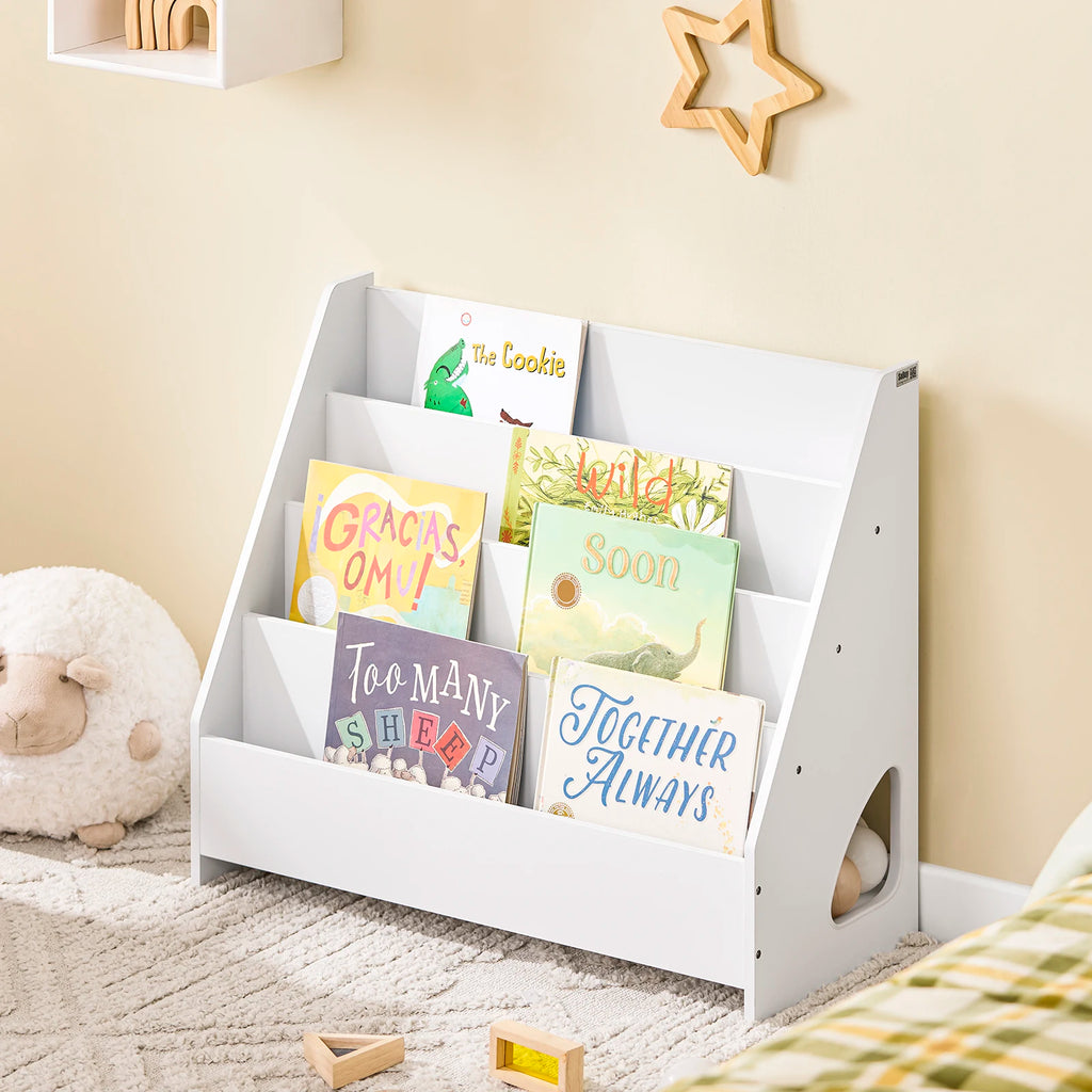 Kinderbücherregal in Fächerform mit geschlossenem Fach Lilla Kids