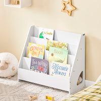 Kinderbücherregal in Fächerform mit geschlossenem Fach Lilla Kids