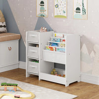 Kinderbücherregal mit Aufbewahrungsboxen für Spielzeug Lilla Kids