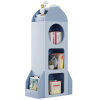Kinderbücherregal Rakete in Blau – 120 cm Lilla Kids