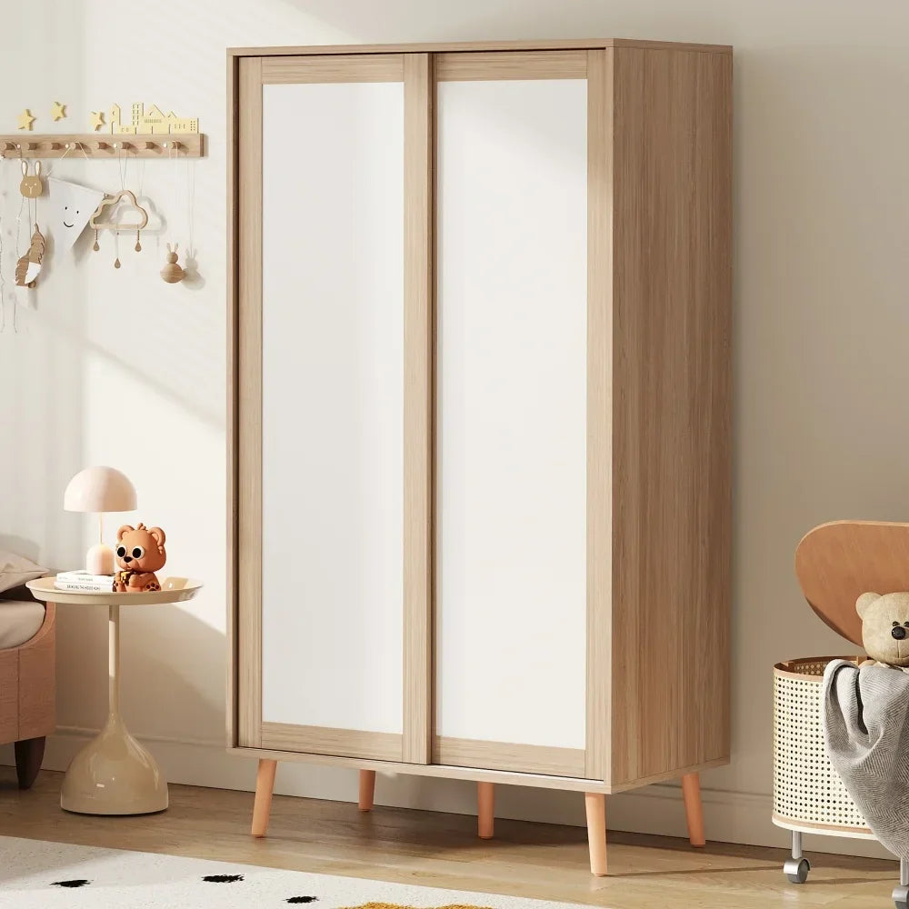 Kinderkleiderschrank mit Schiebetüren Lilla Kids