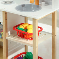 Kinderküche aus Holz mit Backofen und Spüle Lilla Kids