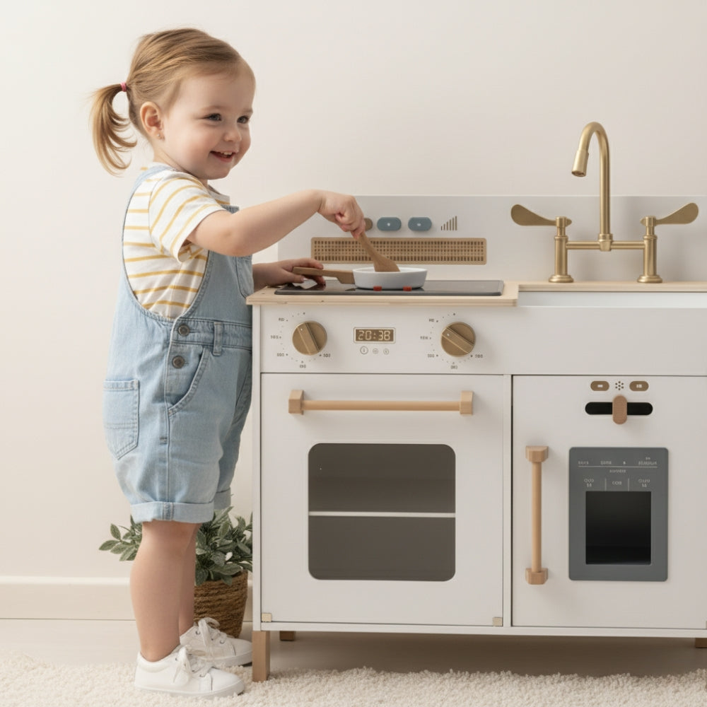 Kinderküche mit integriertem Backofen und Eiswürfeln Lilla Kids