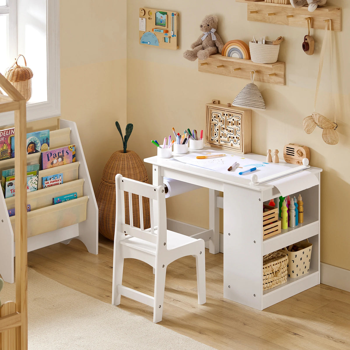 Kindertisch mit Stuhl zum Selbstgestalten (DIY) Lilla Kids