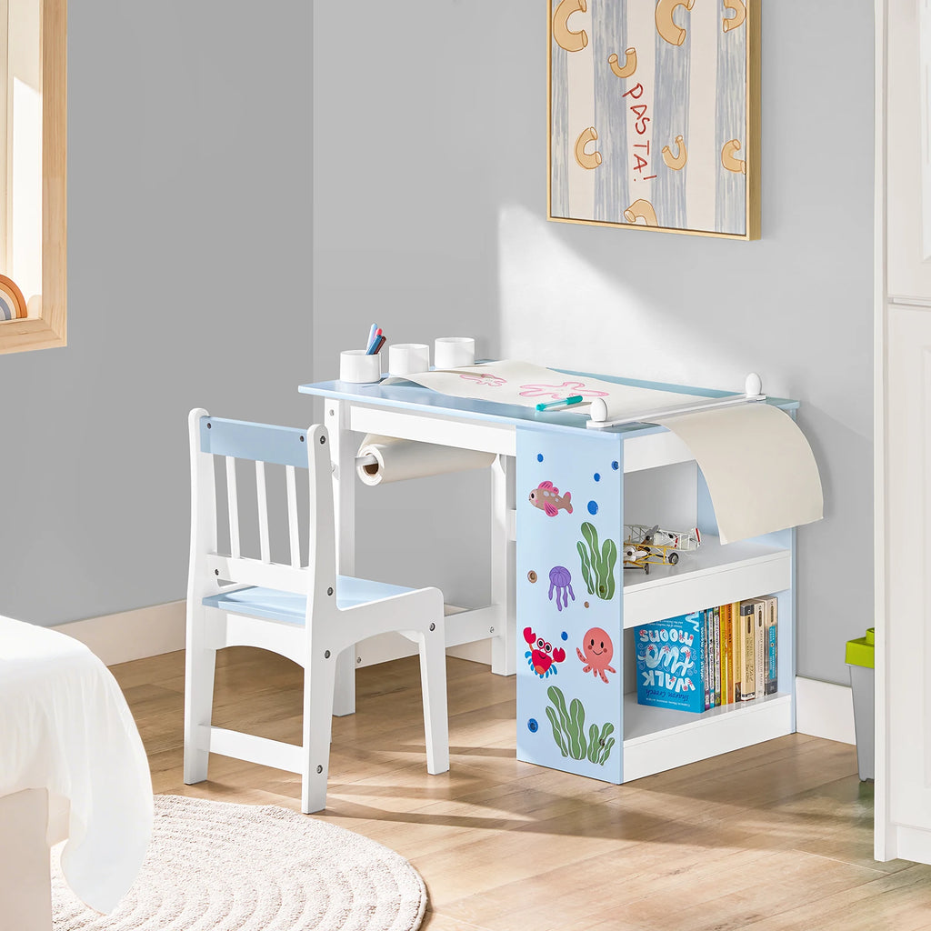 Kindertisch mit Stuhl zum Selbstgestalten (DIY) Lilla Kids