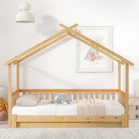 Ausziehbares Kinder-Hausbett aus Holz Lilla Kids