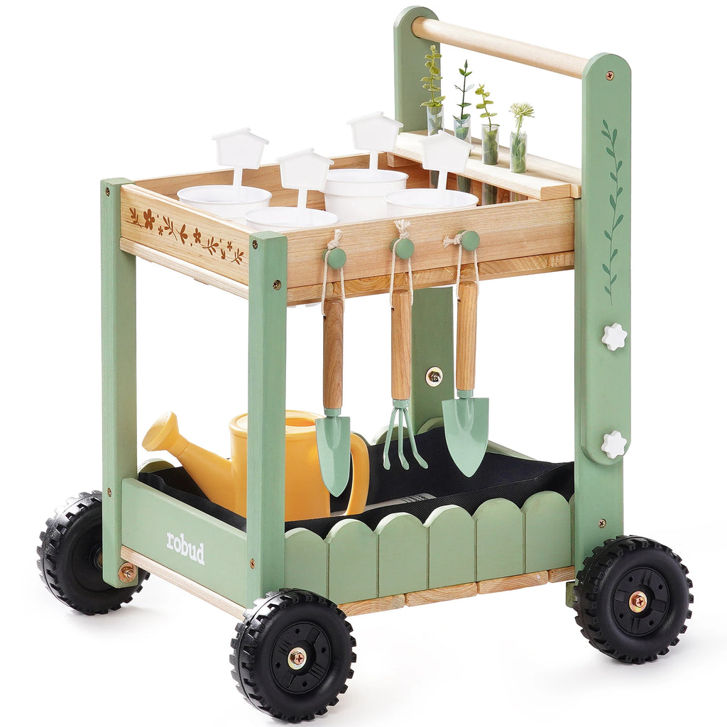 Matschküche für Kinder mit Gartenwerkzeug Lilla Kids