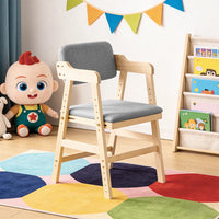 Mitwachsender Kinderhochstuhl aus Kiefernholz Lilla Kids