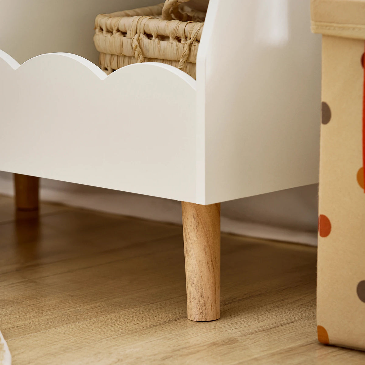Montessori-Kinderbücherregal mit 3 Fächern, 61 x 71 cm Lilla Kids