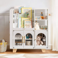 Montessori-Kinderbücherregal mit Stauraum Lilla Kids
