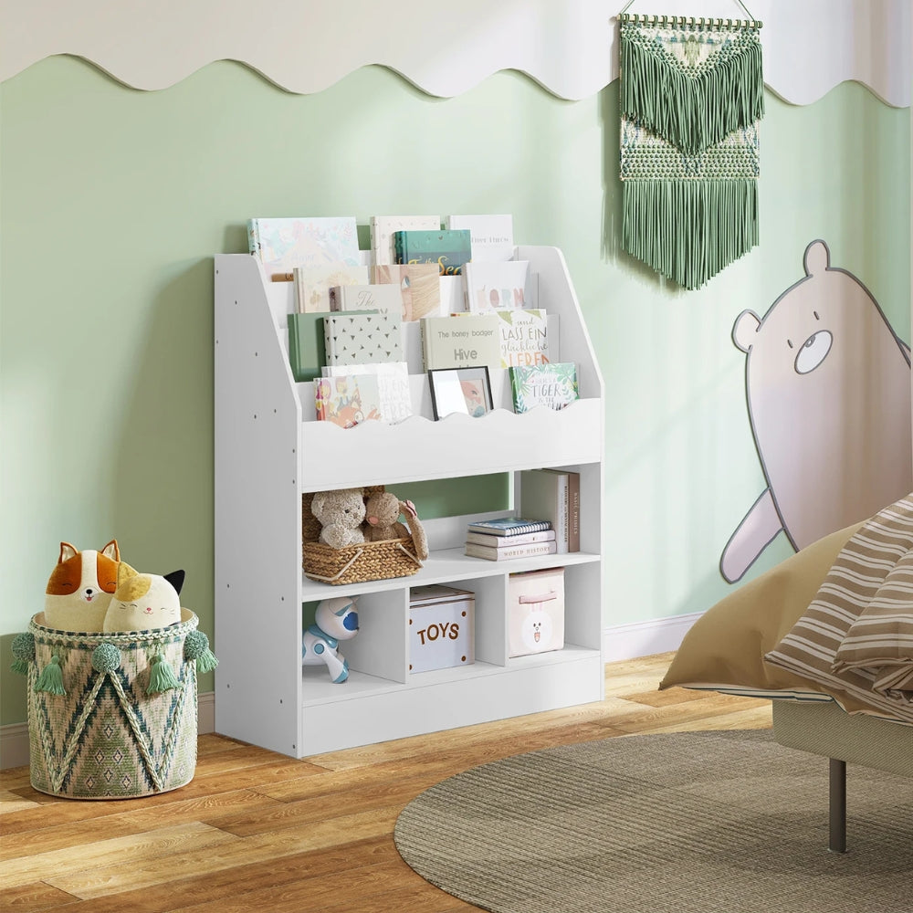 Montessori-Kinderbücherregal mit Stauraum Lilla Kids