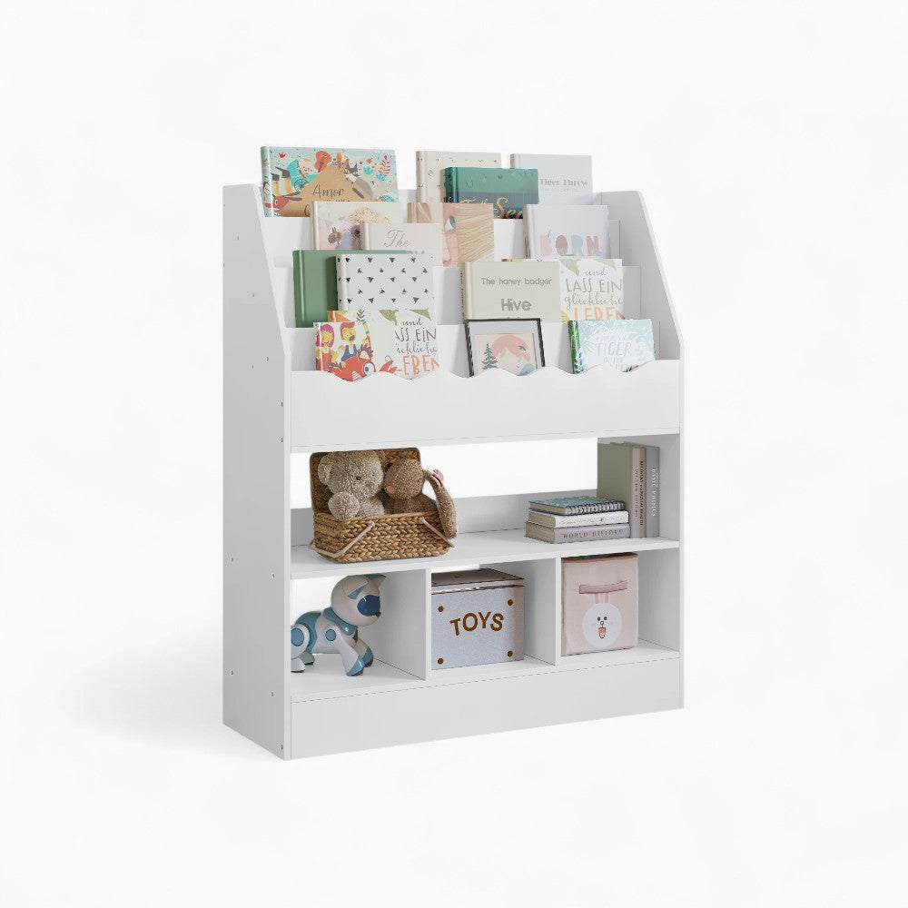 Montessori-Kinderbücherregal mit Stauraum Lilla Kids