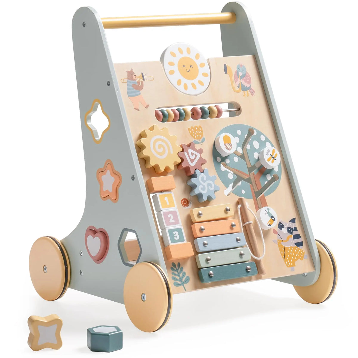 Montessori-Lauflernwagen aus Holz für Babys Lilla Kids