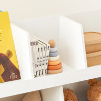 Niedriges Kinderbücherregal mit 5 Fächern Lilla Kids