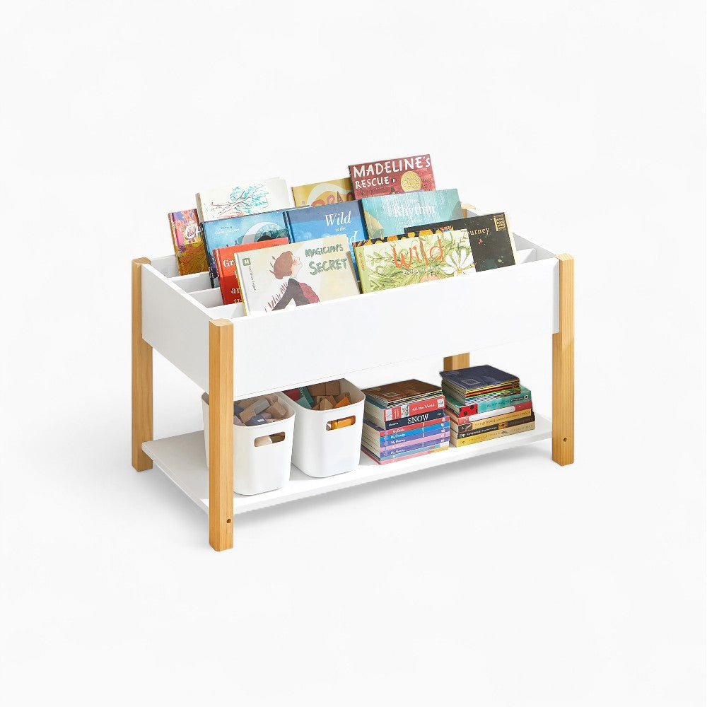 Niedriges Montessori-Bücherregal für Kinder Lilla Kids
