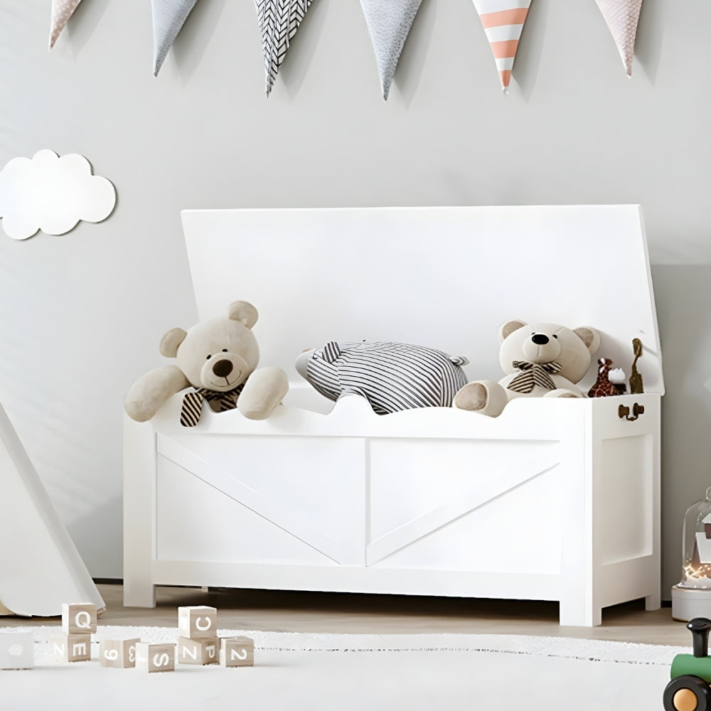 Spielzeugkiste aus Holz mit Stauraum Lilla Kids