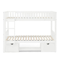 Teilbares Etagenbett aus massiver Kiefer 90x200 Lilla Kids