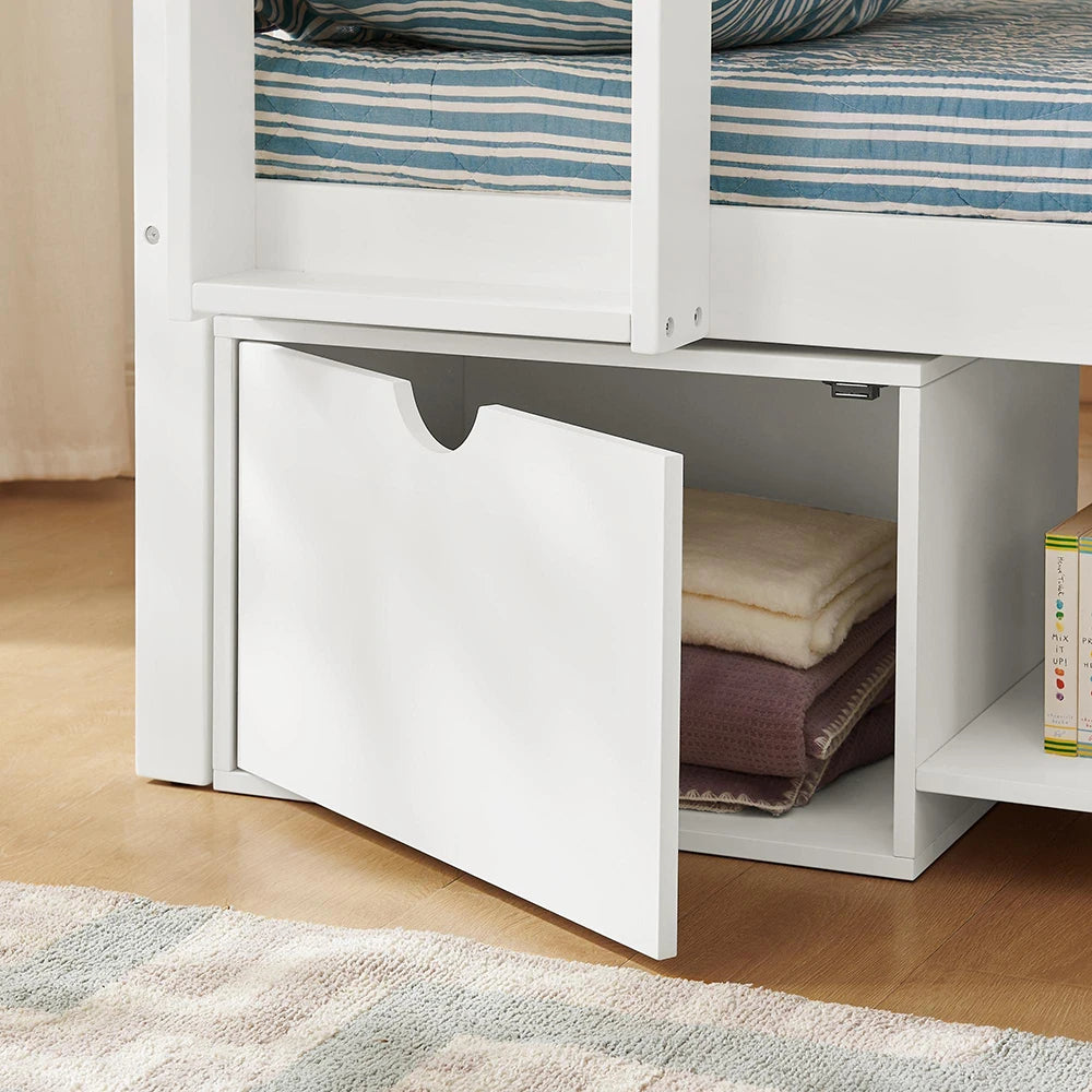 Teilbares Etagenbett aus massiver Kiefer 90x200 Lilla Kids