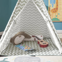 Tipi-Spielzelt für Kinder mit Tür und Fenster Lilla Kids