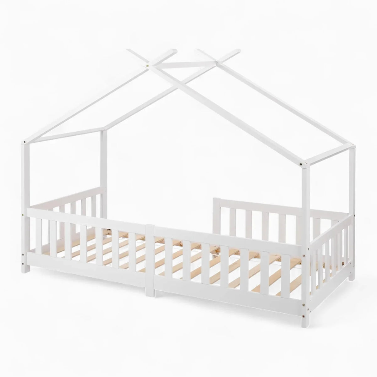 Weißes Kinder-Hausbett aus Holz Lilla Kids