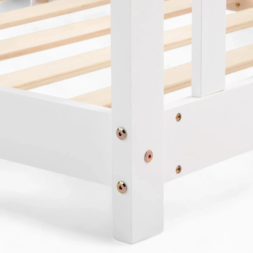 Weißes Kinder-Hausbett aus Holz Lilla Kids