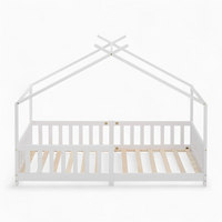 Weißes Kinder-Hausbett aus Holz Lilla Kids