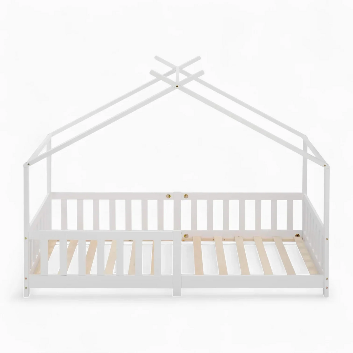 Weißes Kinder-Hausbett aus Holz Lilla Kids